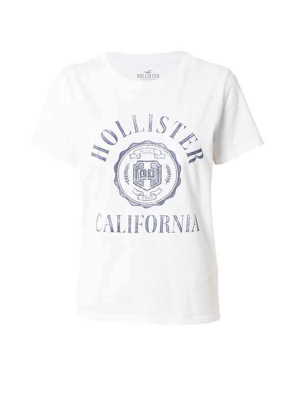 HOLLISTER HOLLISTER Majica  modra / bela