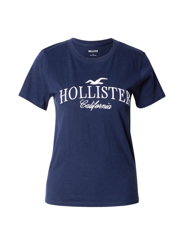 HOLLISTER HOLLISTER Majica  mornarska / bela