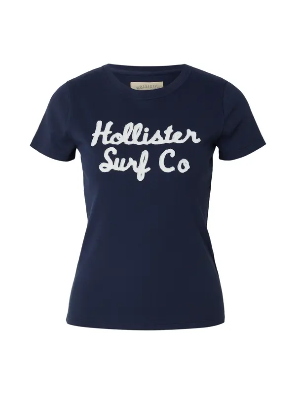 HOLLISTER HOLLISTER Majica  mornarska / bela