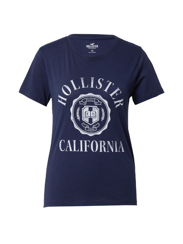 HOLLISTER HOLLISTER Majica  mornarska / bela