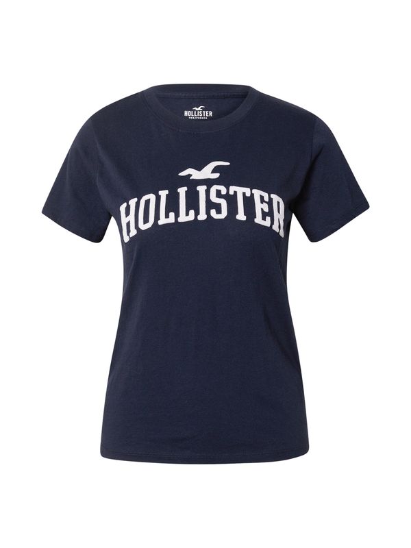 HOLLISTER HOLLISTER Majica  mornarska / bela