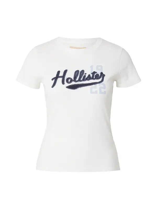 HOLLISTER HOLLISTER Majica  mornarska / bela