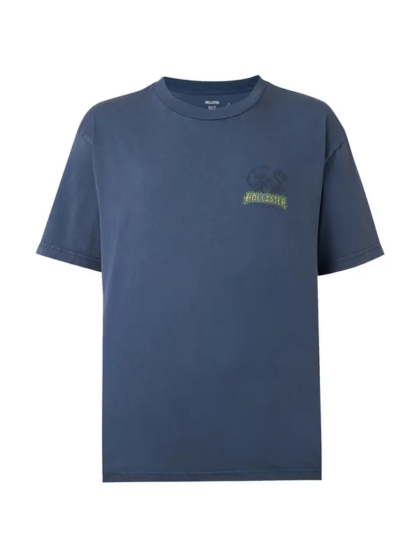HOLLISTER HOLLISTER Majica  mornarska / indigo / rumena / zelena