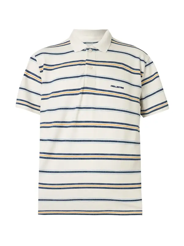 HOLLISTER HOLLISTER Majica  mornarska / rumena / svetlo siva / bela