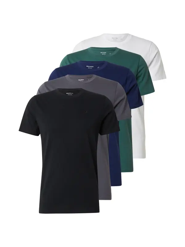 HOLLISTER HOLLISTER Majica  mornarska / siva / zelena / bela