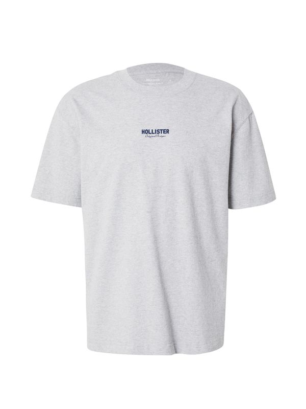 HOLLISTER HOLLISTER Majica  mornarska / svetlo siva