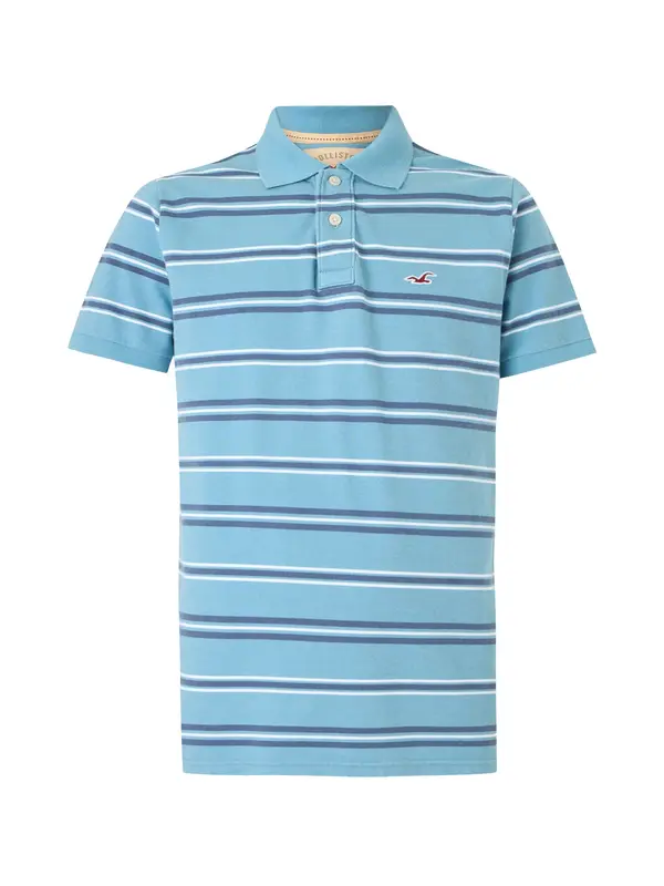 HOLLISTER HOLLISTER Majica  opal / svetlo modra / bela