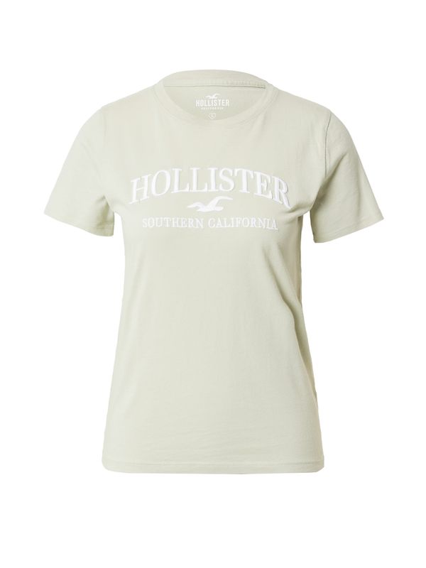 HOLLISTER HOLLISTER Majica  pastelno zelena / bela