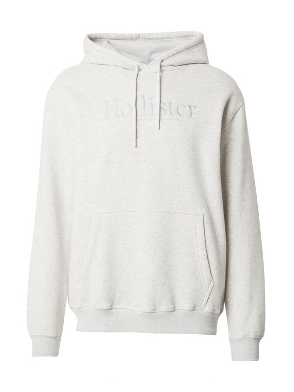 HOLLISTER HOLLISTER Majica  pegasto siva / off-bela