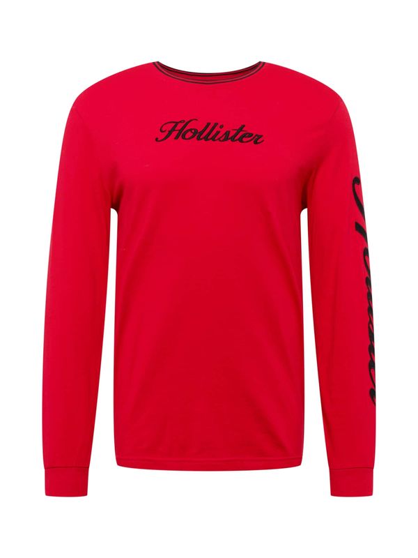 HOLLISTER HOLLISTER Majica  rdeča / črna