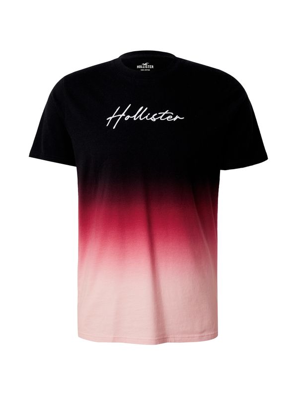 HOLLISTER HOLLISTER Majica  roza / malina / črna / bela