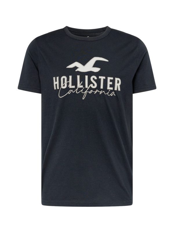 HOLLISTER HOLLISTER Majica  siva / svetlo siva / črna