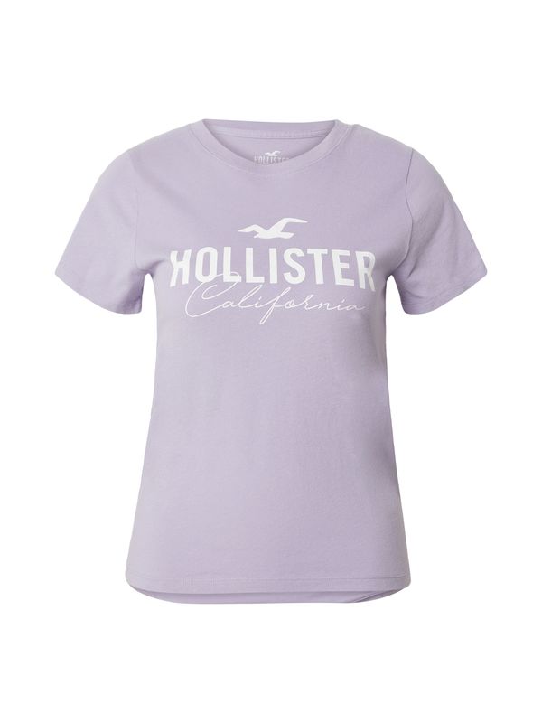 HOLLISTER HOLLISTER Majica  svetlo lila / bela