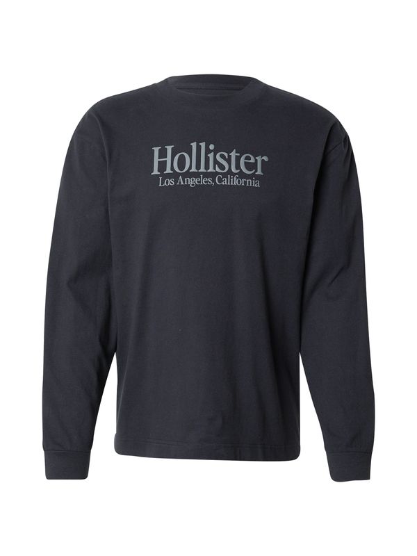 HOLLISTER HOLLISTER Majica  svetlo siva / črna