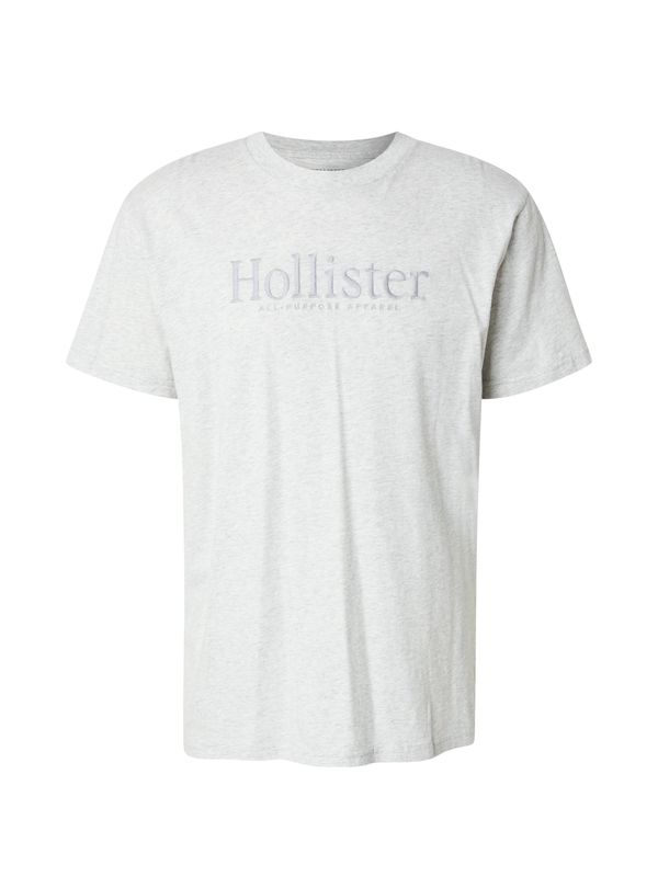 HOLLISTER HOLLISTER Majica  svetlo siva / pegasto siva