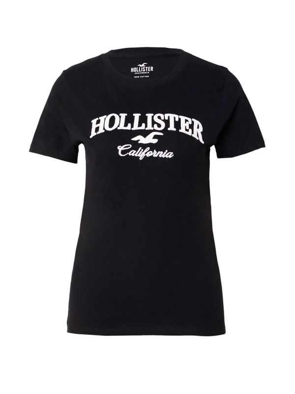 HOLLISTER HOLLISTER Majica 'TECH CHAIN 3'  črna / bela