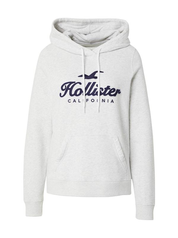 HOLLISTER HOLLISTER Majica 'TECH'  nočno modra / pegasto siva