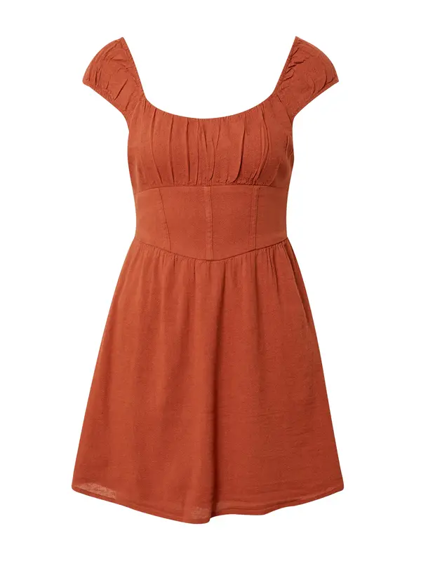 HOLLISTER HOLLISTER Obleka 'EMEA'  rjasto rjava