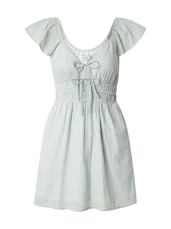 HOLLISTER HOLLISTER Obleka  pastelno zelena / bela