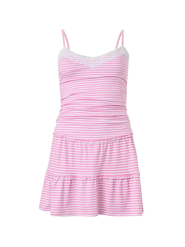 HOLLISTER HOLLISTER Obleka  svetlo roza / bela