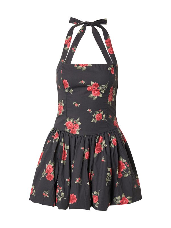 HOLLISTER HOLLISTER Obleka  zelena / rdeča / črna