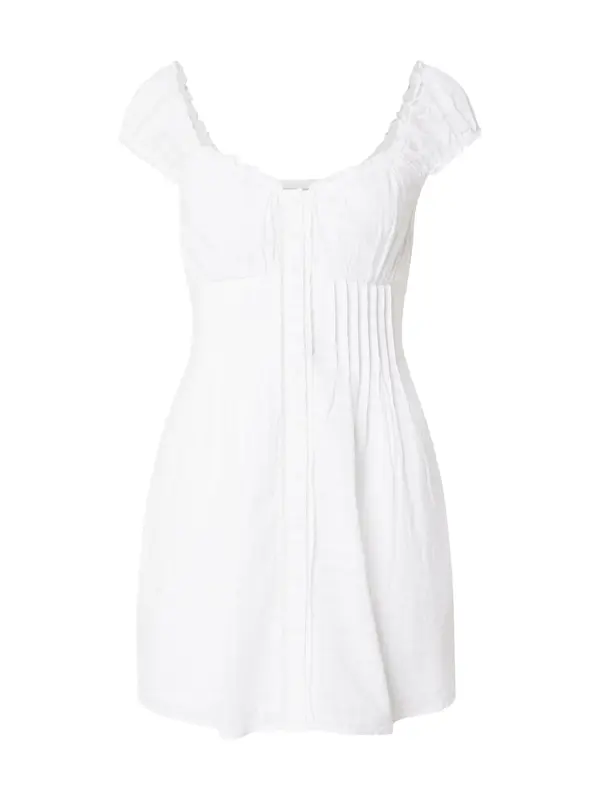 HOLLISTER HOLLISTER Poletna obleka  bela