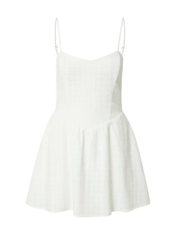 HOLLISTER HOLLISTER Poletna obleka  bela