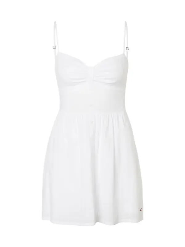HOLLISTER HOLLISTER Poletna obleka  bela