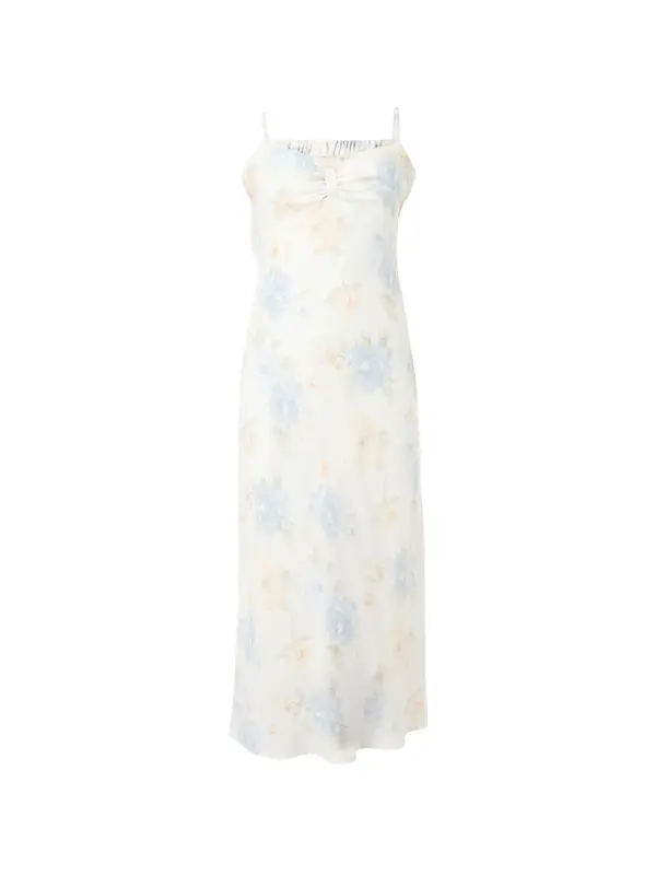 HOLLISTER HOLLISTER Poletna obleka  bež / pastelno modra / bela