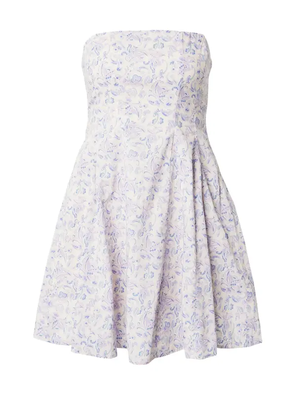 HOLLISTER HOLLISTER Poletna obleka  modra / sivka / bela