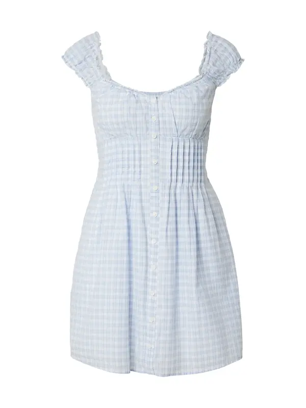 HOLLISTER HOLLISTER Poletna obleka  svetlo modra / bela