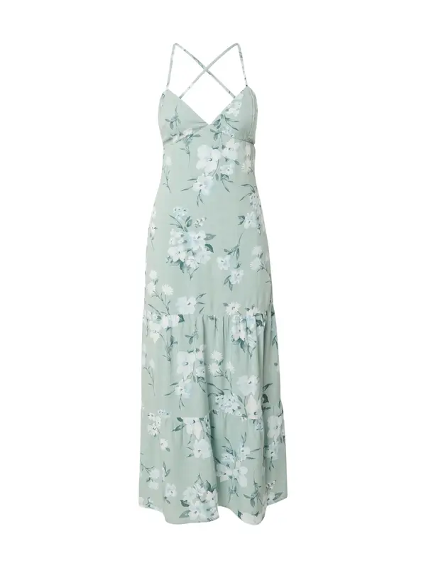 HOLLISTER HOLLISTER Poletna obleka  svetlo modra / smaragd / pastelno zelena / bela