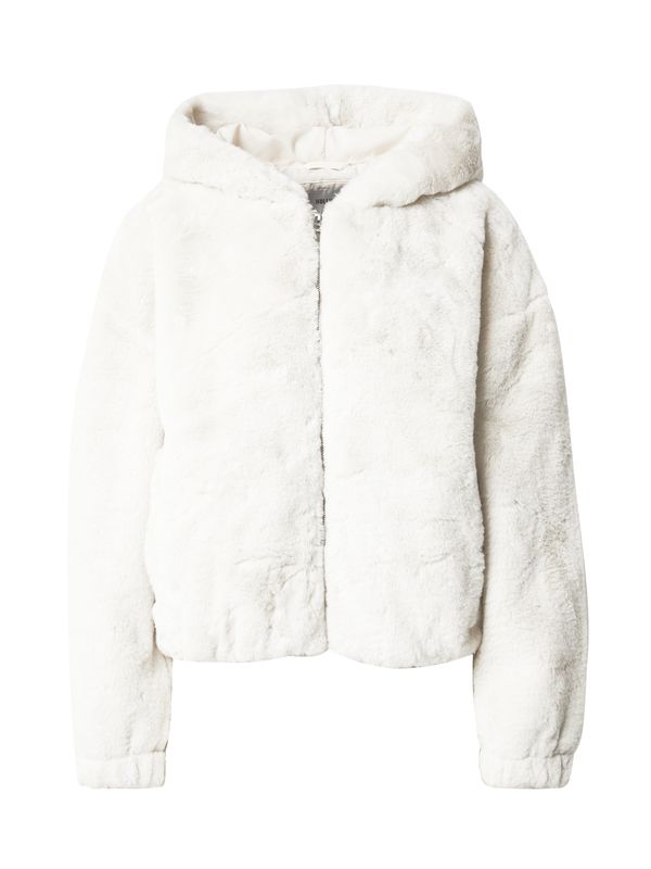 HOLLISTER HOLLISTER Prehodna jakna 'AUG3 COZY FUR HOODIE - CHAIN 2CC $69.95'  kremna