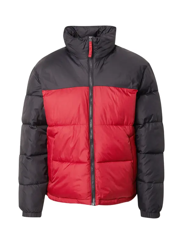 HOLLISTER HOLLISTER Prehodna jakna  rdeča / črna