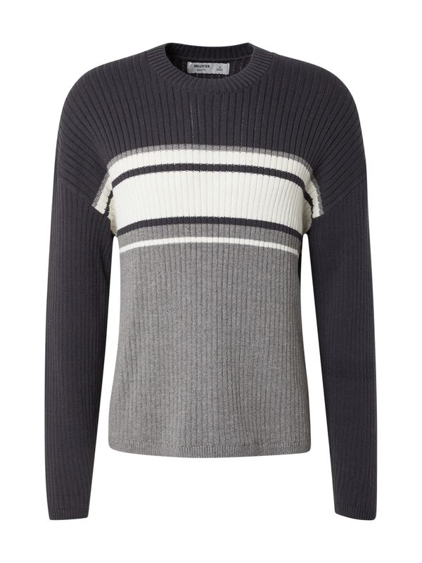 HOLLISTER HOLLISTER Pulover  marine / siva / bela