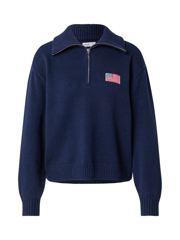 HOLLISTER HOLLISTER Pulover  mornarska / rdeča / bela