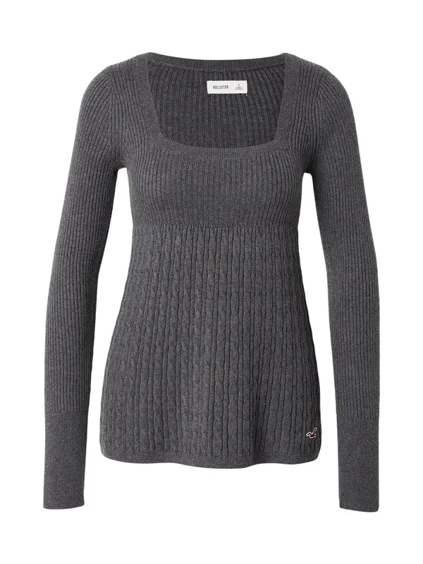 HOLLISTER HOLLISTER Pulover  temno siva