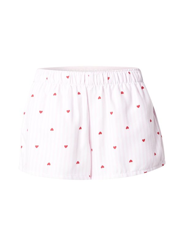 HOLLISTER HOLLISTER Spodnji del pižame  roza / pastelno roza / bela