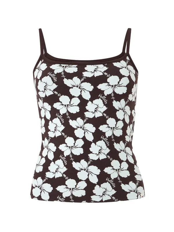 HOLLISTER HOLLISTER Top  čokolada / bela