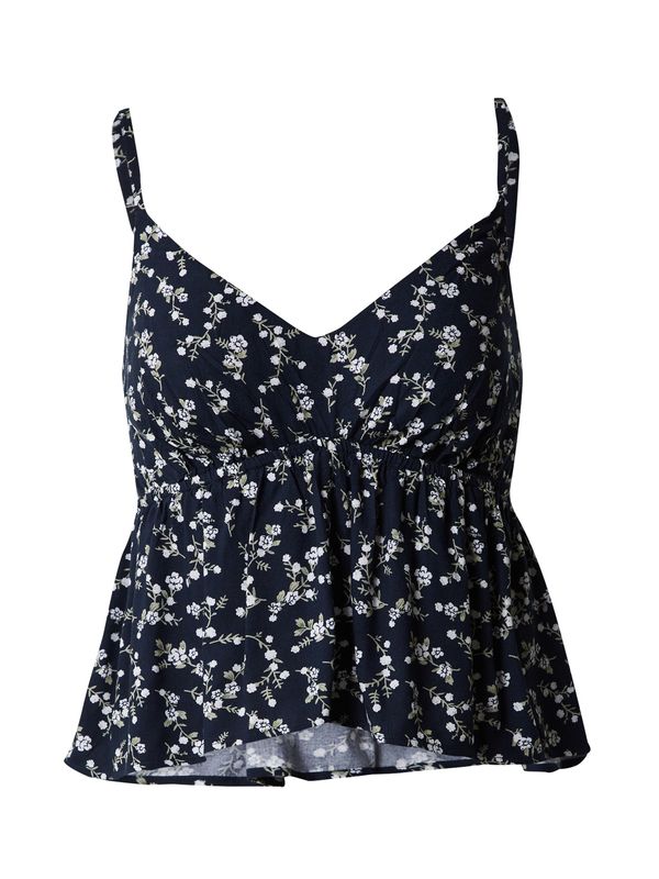 HOLLISTER HOLLISTER Top  mornarska / pastelno zelena / bela