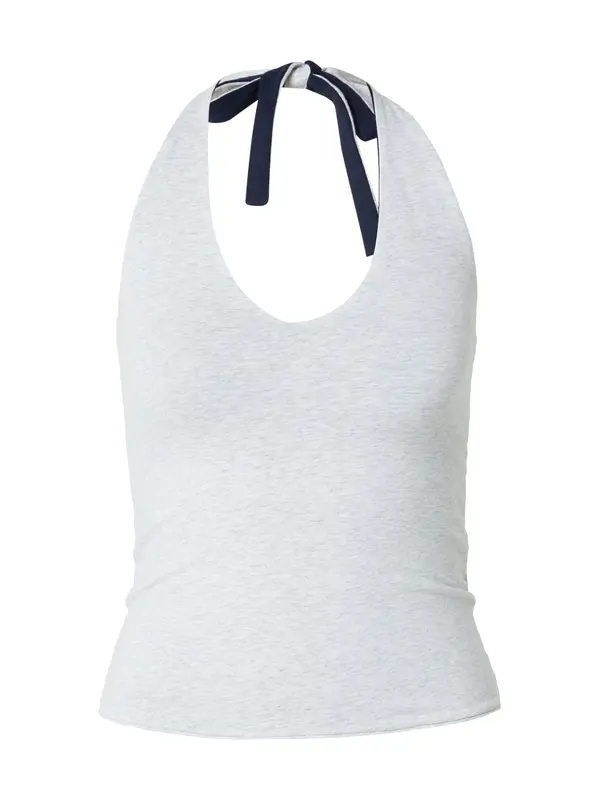HOLLISTER HOLLISTER Top  mornarska / svetlo siva