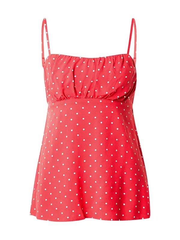 HOLLISTER HOLLISTER Top  rdeča / bela