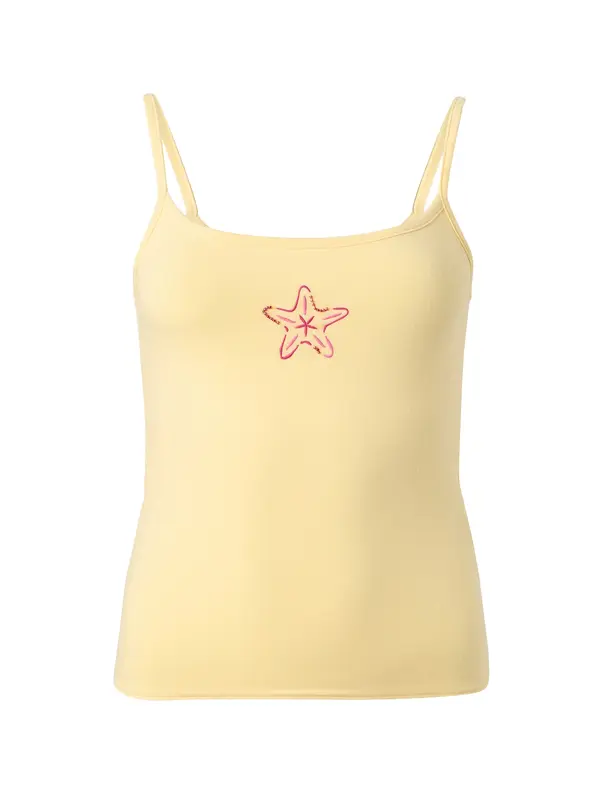 HOLLISTER HOLLISTER Top  rumena / roza / rdeča