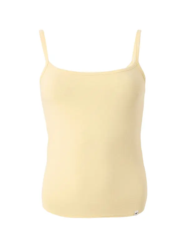 HOLLISTER HOLLISTER Top  svetlo rumena / pegasto siva