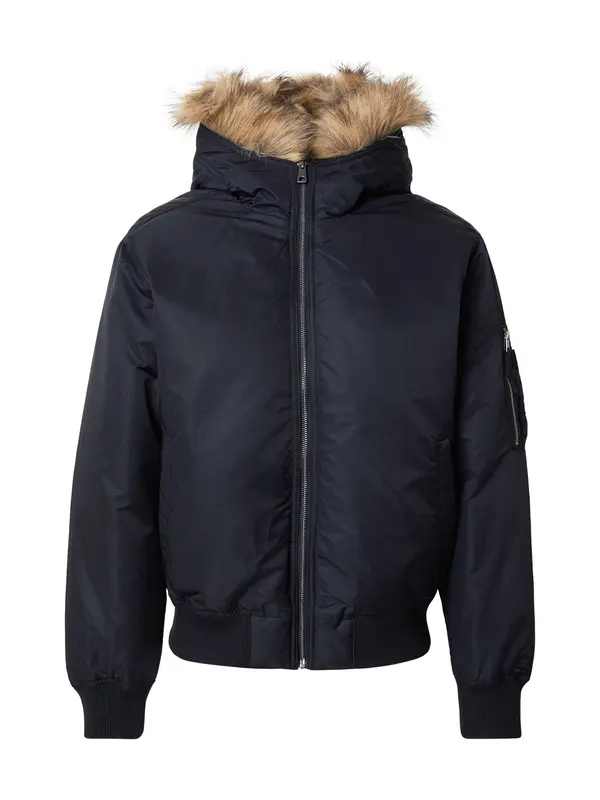 HOLLISTER HOLLISTER Zimska jakna  brokat / temno siva / črna