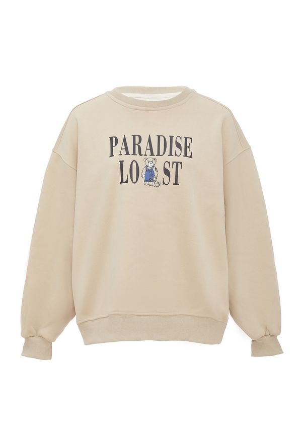 HOMEBASE HOMEBASE Majica  bež / kraljevo modra / črna / bela