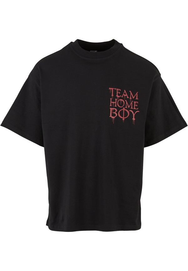 HOMEBOY HOMEBOY Majica 'Team'  pastelno rdeča / črna