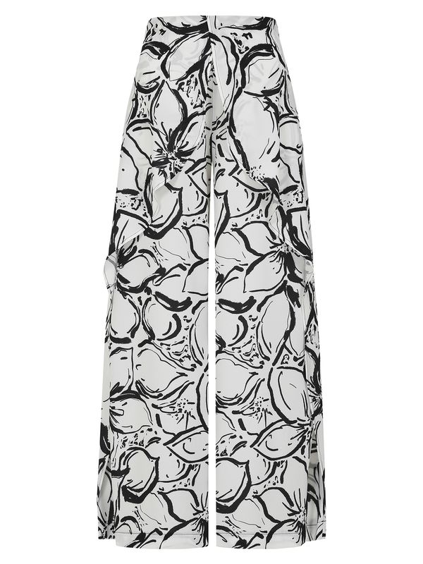 HotSquash HotSquash Hlače  črna / bela