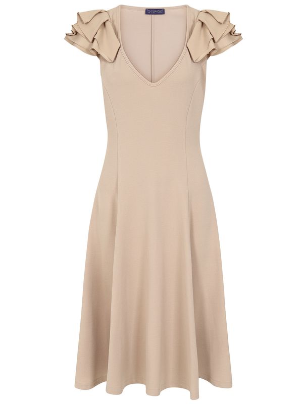 HotSquash HotSquash Koktejl obleka  kremna