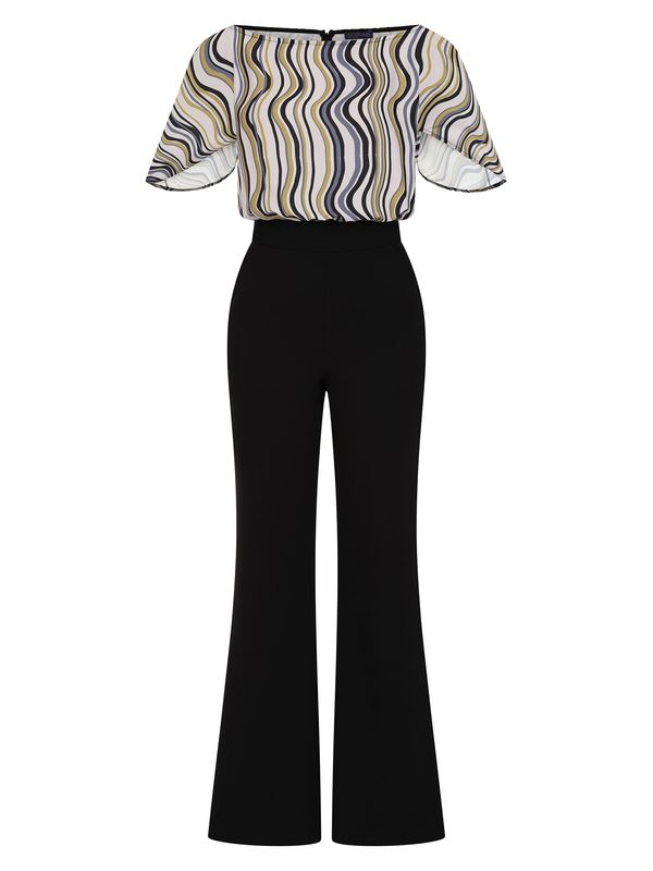 HotSquash HotSquash Kombinezon  bež / marine / črna / bela